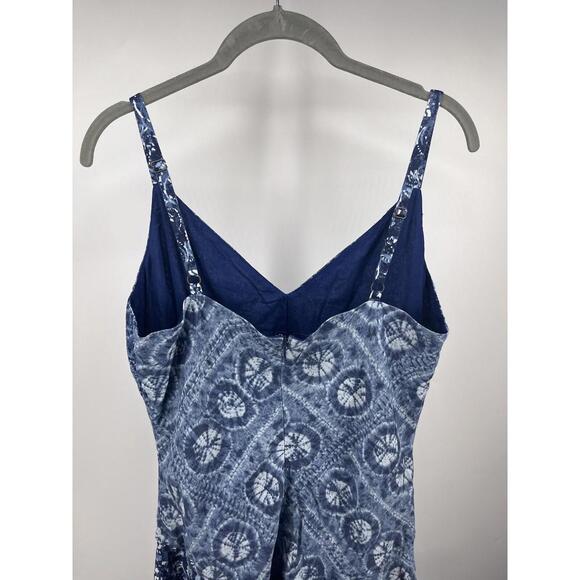 Lauren Ralph Lauren Patchwork 100% Linen Dress Women's 12 Mixed Print Western - Picture 7 of 11